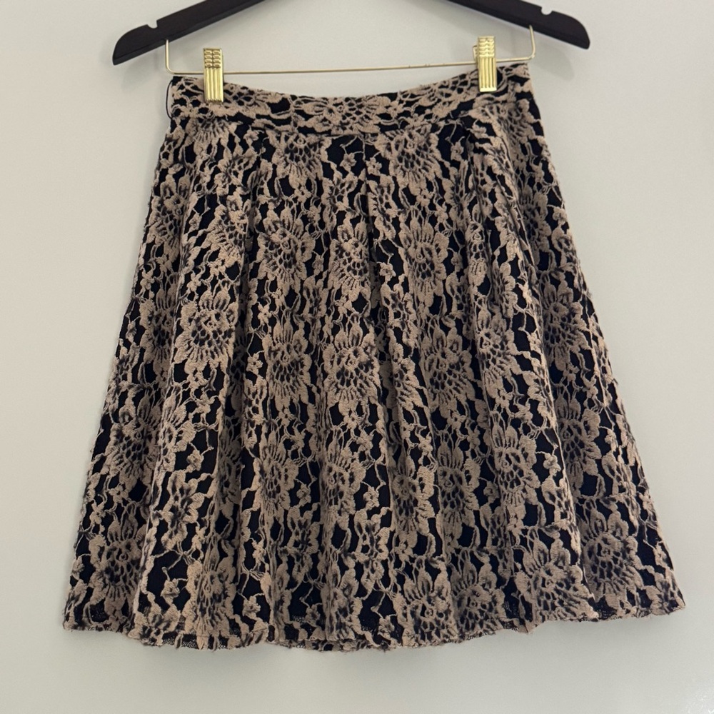 Elegant Black Lace Skirt